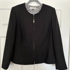 Tahari, Peplum, black blazer, size 16